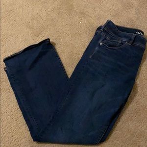 American Eagle Super Stretch Kick Boot Jeans Short